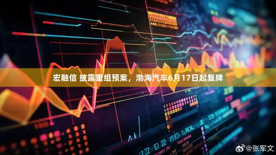 宏融信 披露重组预案，渤海汽车6月17日起复牌